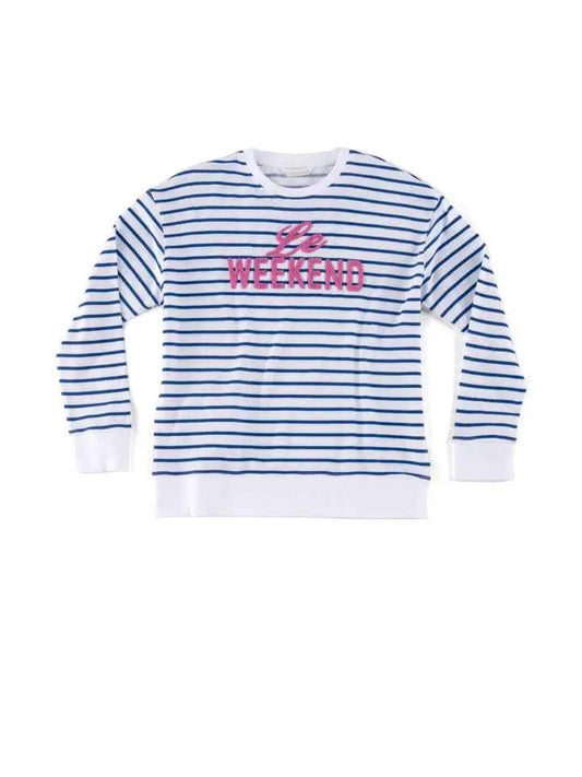 Le Weekend Sweatshirt, Sky (Size: S)