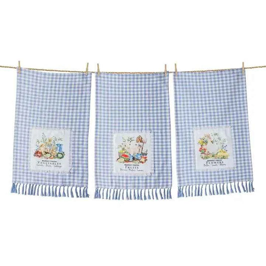 Tea Towels - Garden Friends (Pk/03)