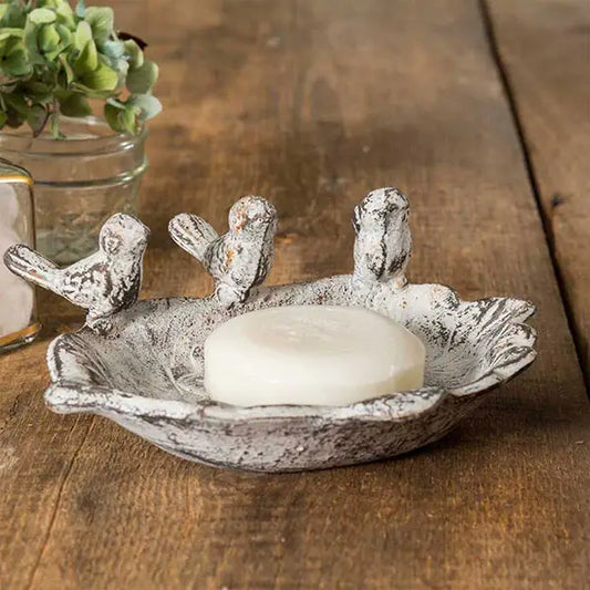 Three Singing Birds Soap Dish