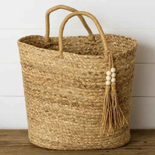 Water Hyacinth Woven Tote Bag (Pc)
